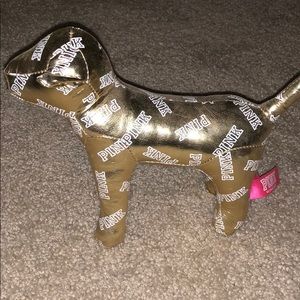 Victoria secret pink stuffed dog